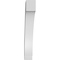 Ekena Millwork 3 1/2-in. W x 16-in. D x 24-in. H Imperial Architectural Grade PVC Knee Brace BRCP035X16X24IMP - alternate 4